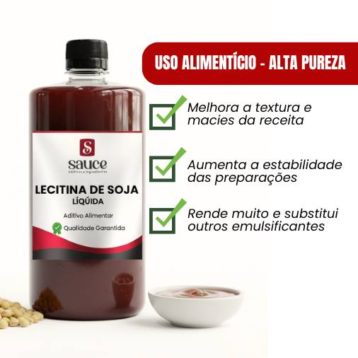 Lecitina de soja novo 1kg